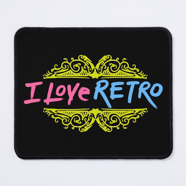 Item preview, hand made i love retro themed design designed and sold by ironpalette.