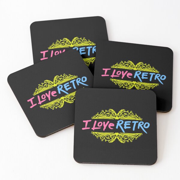 Item preview, hand made i love retro themed design designed and sold by ironpalette.