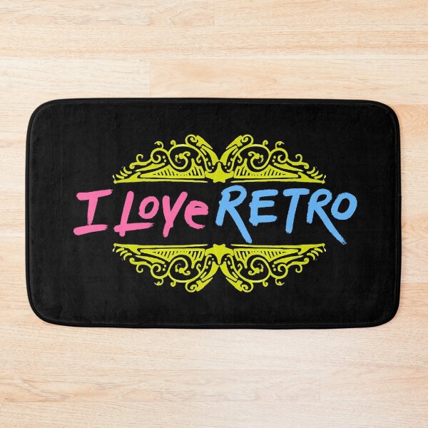 Item preview, hand made i love retro themed design designed and sold by ironpalette.