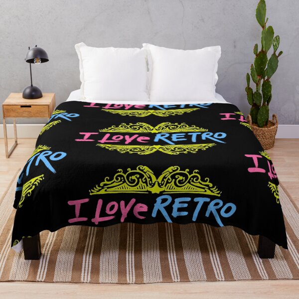 Item preview, hand made i love retro themed design designed and sold by ironpalette.