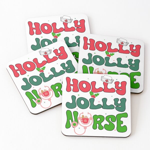 Item preview, HOLLY JOLLY NURSE CHRISTMAS NURSE GIFTS designed and sold by kammouri.