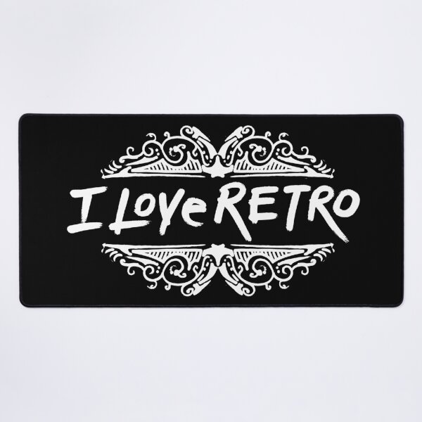 Item preview, hand made i love retro themed design designed and sold by ironpalette.