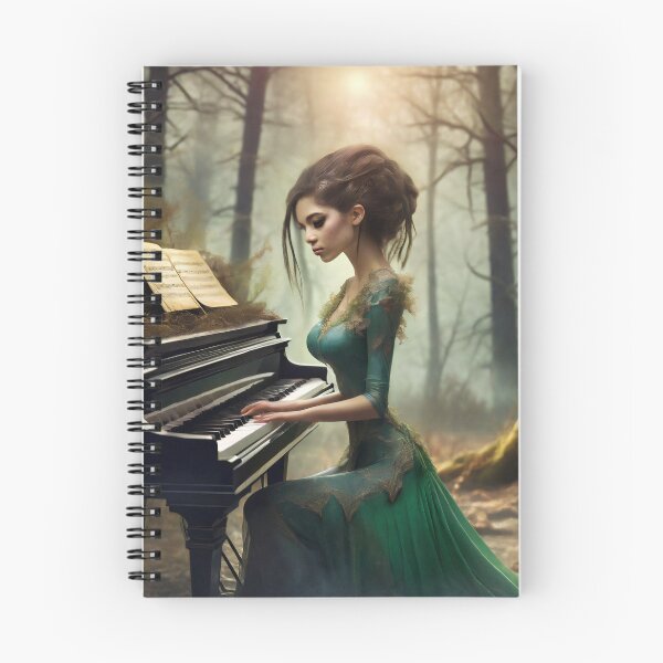 Item preview, Lonely Princess Playing Piano designed and sold by Tistmarket.