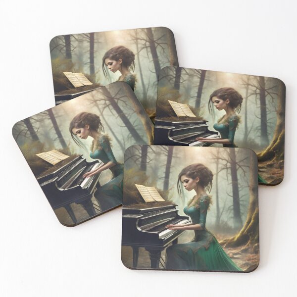 Item preview, Lonely Princess Playing Piano designed and sold by Tistmarket.