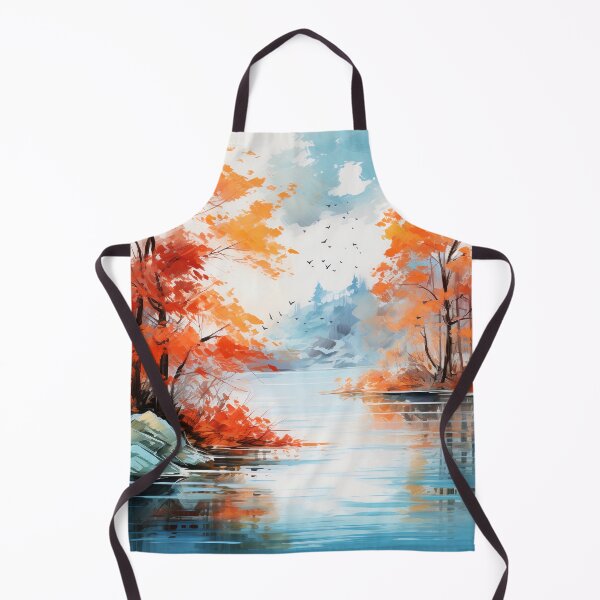Item preview, Autumn Elegance: Japanese Watercolor Landscape designed and sold by aricutcia.