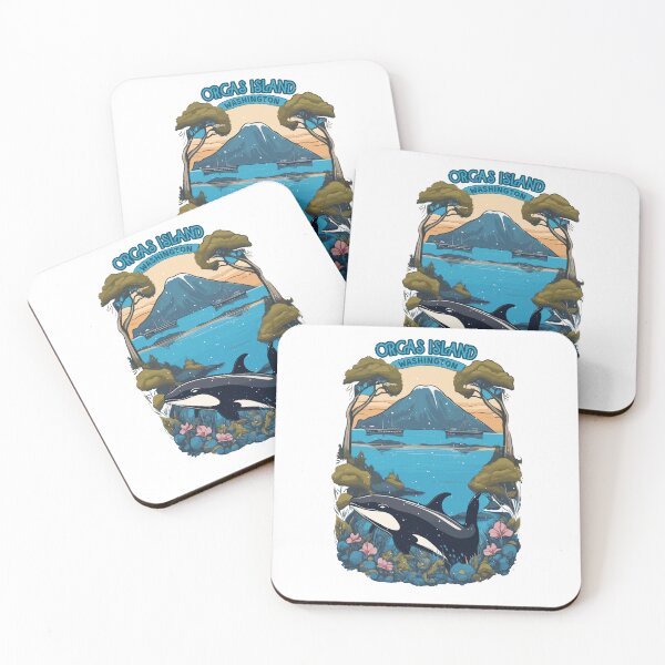 Item preview, Orcas Island Illustration  designed and sold by Pride-Casuals.