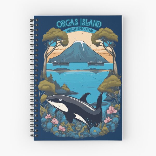 Item preview, Orcas Island Illustration  designed and sold by Pride-Casuals.
