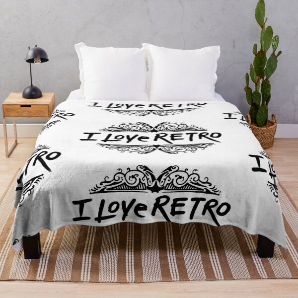 Item preview, hand made i love retro themed design designed and sold by ironpalette.