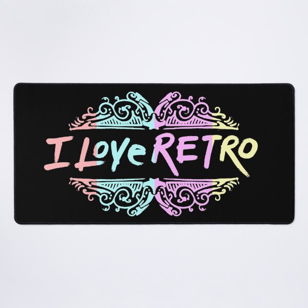 Item preview, hand made i love retro themed design designed and sold by ironpalette.