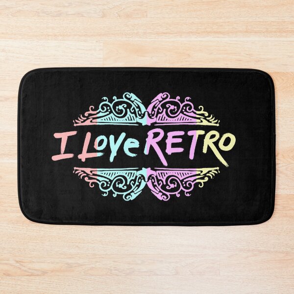 Item preview, hand made i love retro themed design designed and sold by ironpalette.