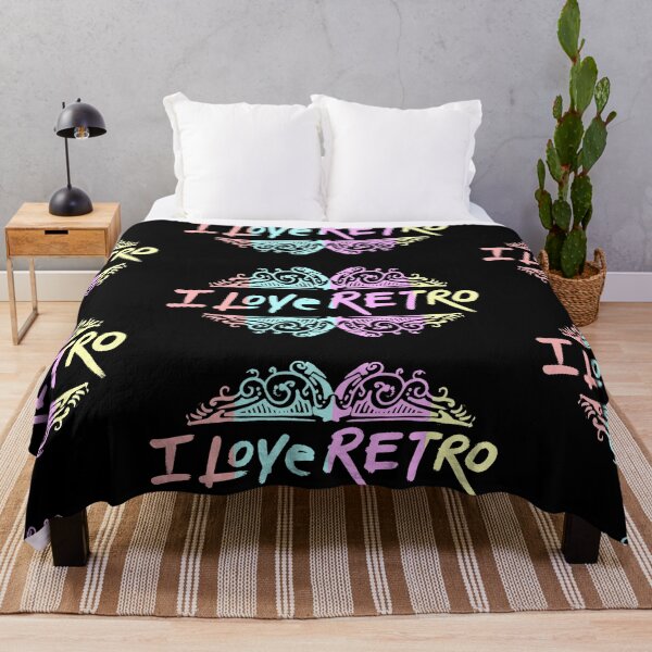 Item preview, hand made i love retro themed design designed and sold by ironpalette.