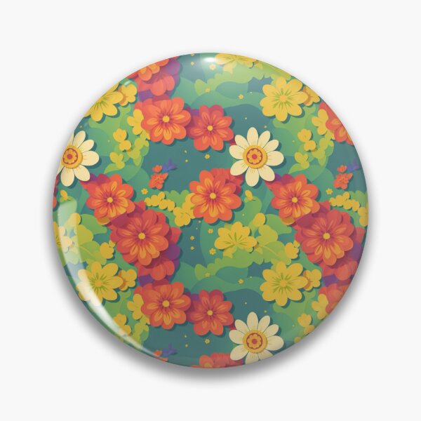 Artikelvorschau, Buntes Frühlingsblumenmuster entworfen und verkauft von PaxtonProjects.