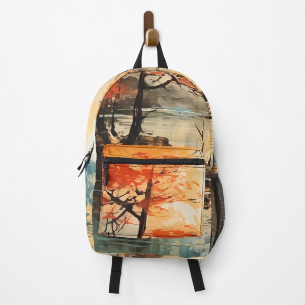 Item preview, Japan's Golden Embrace: Autumn Watercolor Art designed and sold by aricutcia.