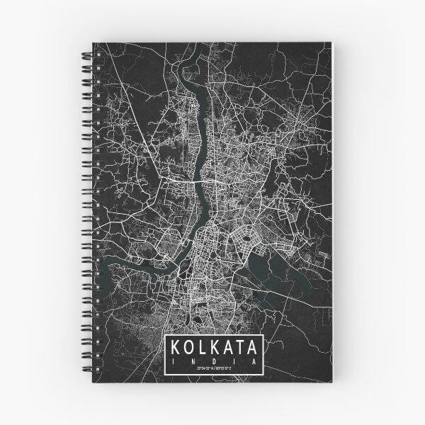 Item preview, Kolkata City Map of India - Dark designed and sold by deMAP.