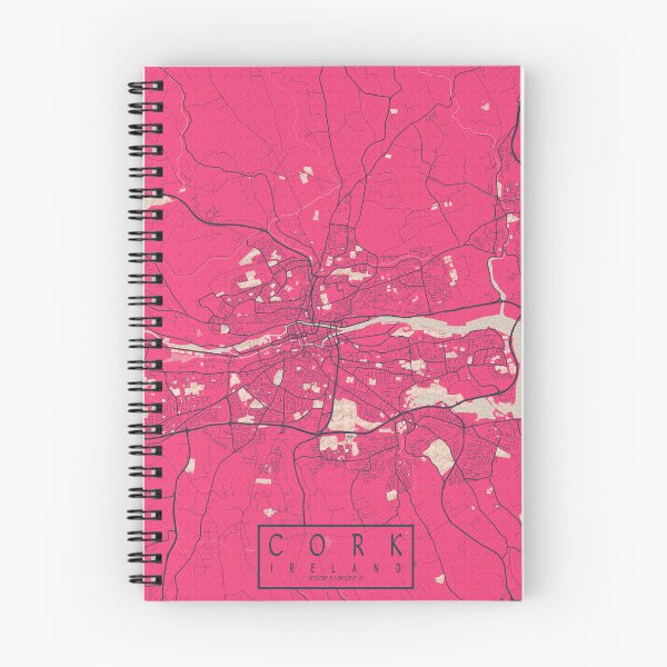 Item preview, Mapa de la ciudad de Cork de Irlanda - Flor designed and sold by deMAP.