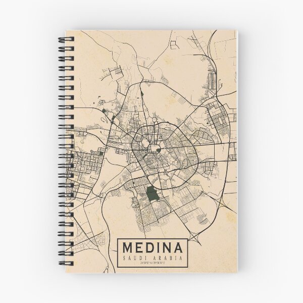 Item preview, Medina City Map of Saudi Arabia - Vintage designed and sold by deMAP.