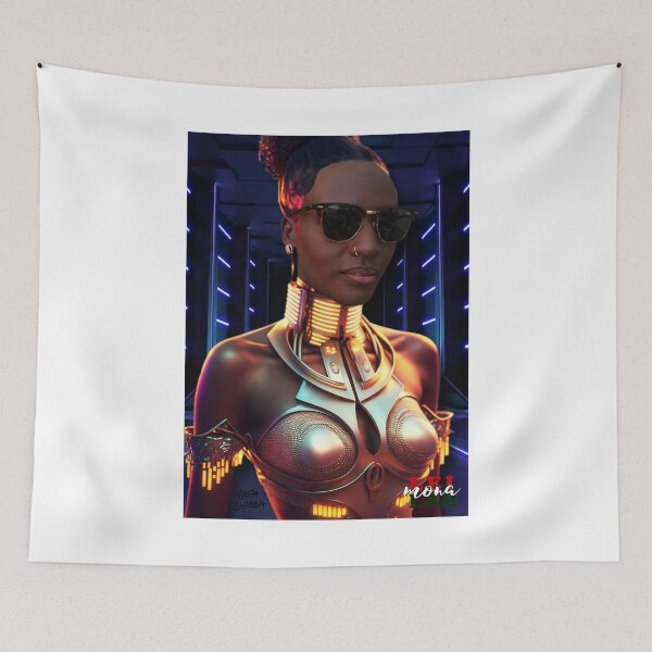 Item preview, African Space Girl; Kenya; Science Fiction; designed and sold by Mona-Leilah.