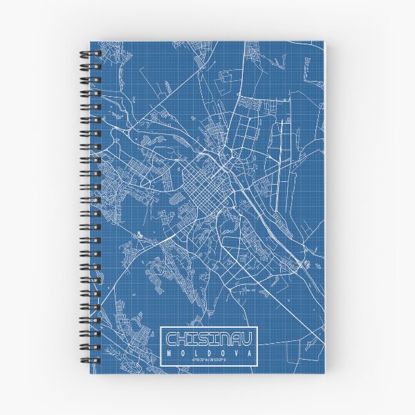 Item preview, Chisinau City Map of Moldova - Blueprint designed and sold by deMAP.