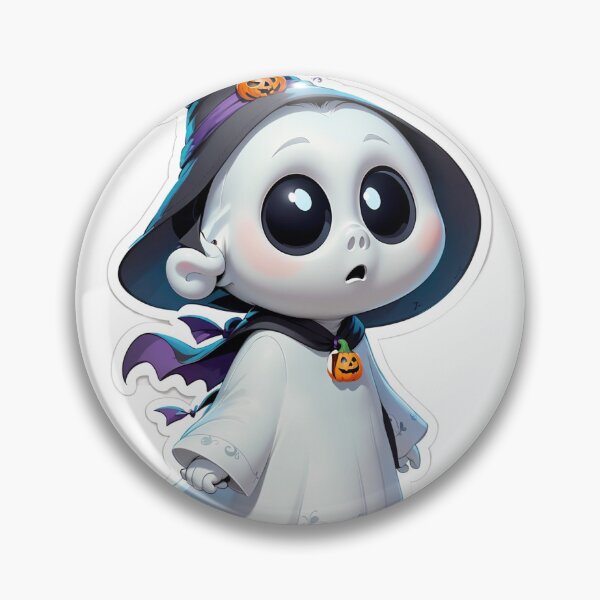 Item preview, Halloween Cartoon Haunted Ghost V2 designed and sold by cArtToonShop.