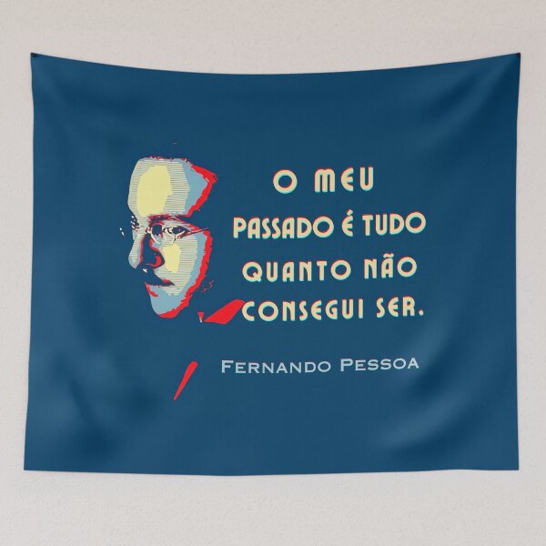 Item preview, Fernando Pessoa Vintage design & quote: O meu passado é tudo quanto não consegui ser. designed and sold by artbleed.
