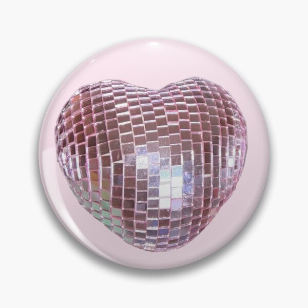 Item preview, Pink disco heart designed and sold by hgrasel.