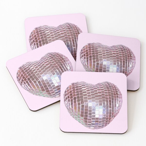 Item preview, Pink disco heart designed and sold by hgrasel.