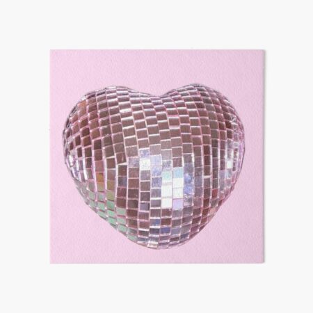 Pink Disco Ball | Art Board Print