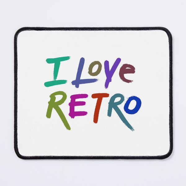 Item preview, hand made i love retro themed design designed and sold by ironpalette.