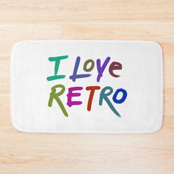 Item preview, hand made i love retro themed design designed and sold by ironpalette.