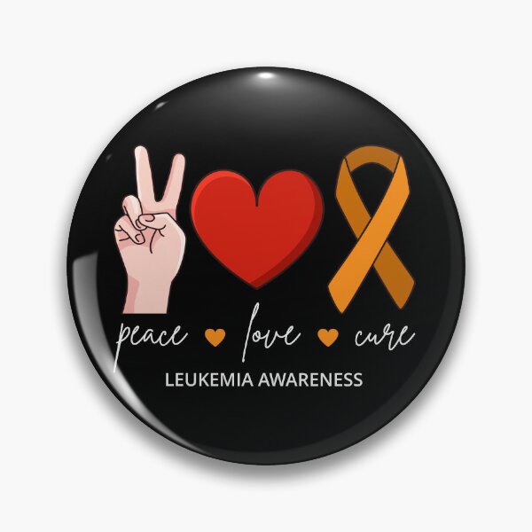 Item preview, Peace Love Cure - Leukemia Awareness II designed and sold by Lemon Pepper.