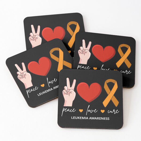 Item preview, Peace Love Cure - Leukemia Awareness II designed and sold by Lemon Pepper.