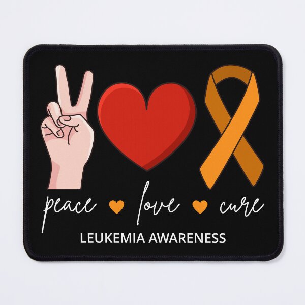 Item preview, Peace Love Cure - Leukemia Awareness II designed and sold by Lemon Pepper.