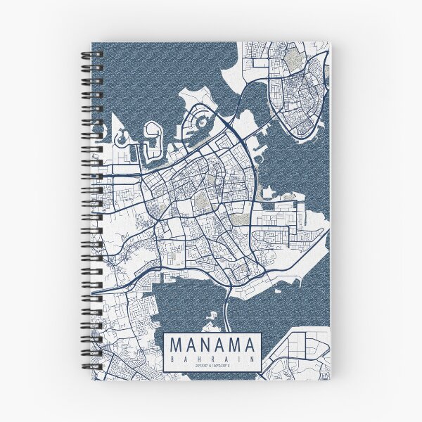 Item preview, Manama City Map of Bahrain - Coastal designed and sold by deMAP.