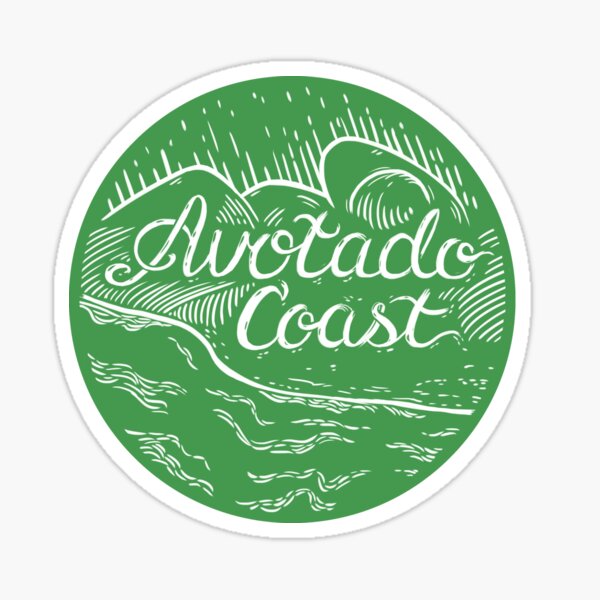 Avotado Coast Sticker