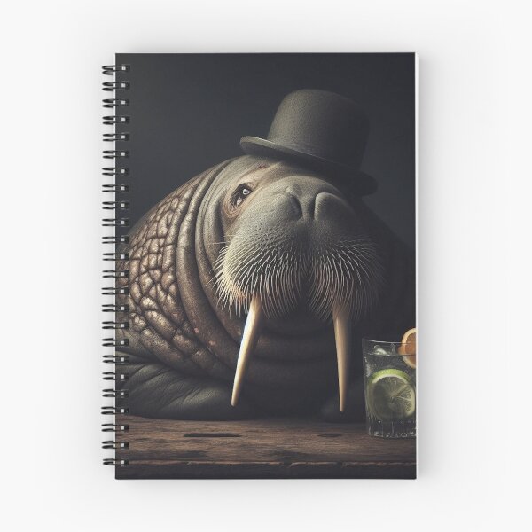 Aperçu de l'œuvre Walrus Gin and Tonic, clair-obscur créée et vendue par ComputerContent.