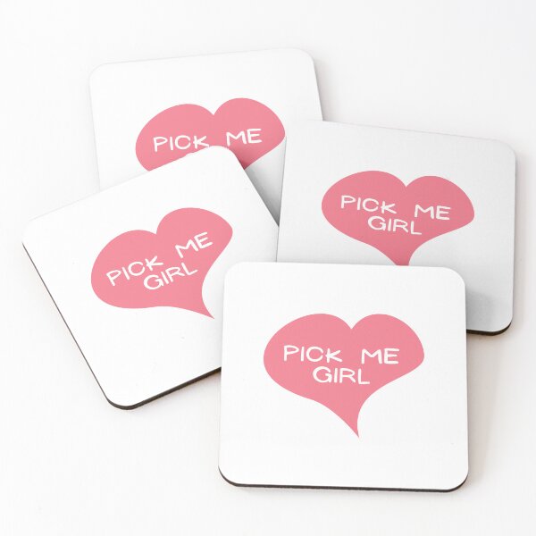 Item preview, PICK ME GIRL Pink Love Heart designed and sold by usernamenaijan.