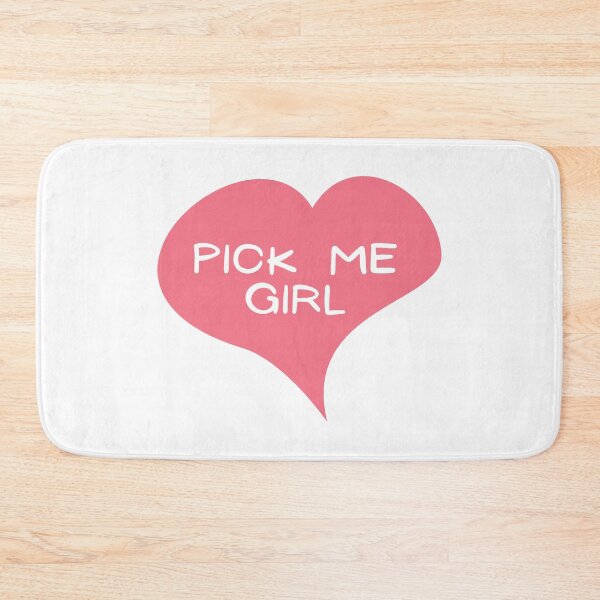 Item preview, PICK ME GIRL Pink Love Heart designed and sold by usernamenaijan.