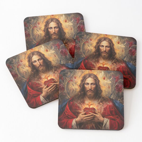 Item preview, Sacred Heart of Jesus version 2 designed and sold by Claudia Bartoli-McKinney.