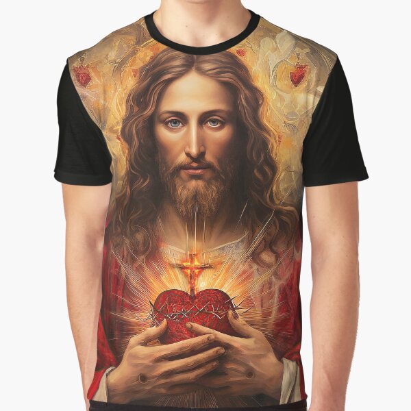 Sacred Heart of Jesus version 2 Graphic T-Shirt