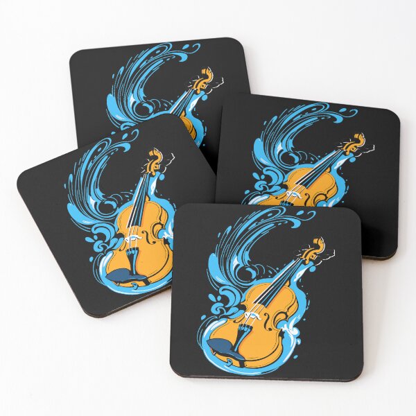 Item preview, Colorful Violin Art designed and sold by HoruxDesign.