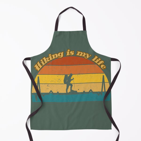 Item preview, Hiking is my life - grunge retro sun designed and sold by VandJStore.
