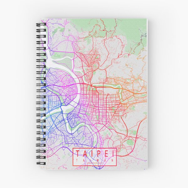 Item preview, Taipei City Map of Taiwan - Colorful designed and sold by deMAP.