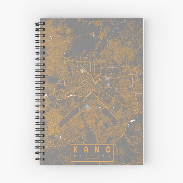 Item preview, Kano City Map of Nigeria - Bauhaus designed and sold by deMAP.