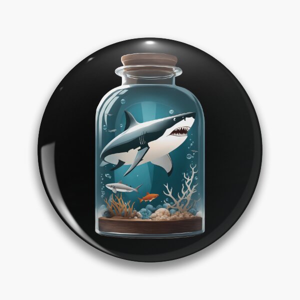 Item preview, Shark in the bottle designed and sold by twisted-dot.