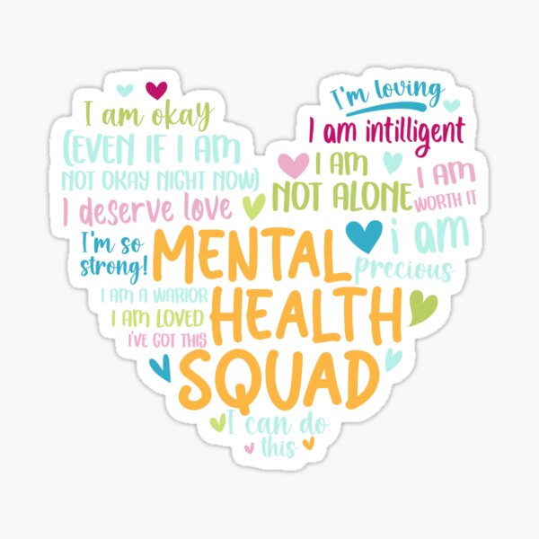 Item preview, Mental Health Squad Love Heart Facts Mental Health Awareness designed and sold by Best Designer.