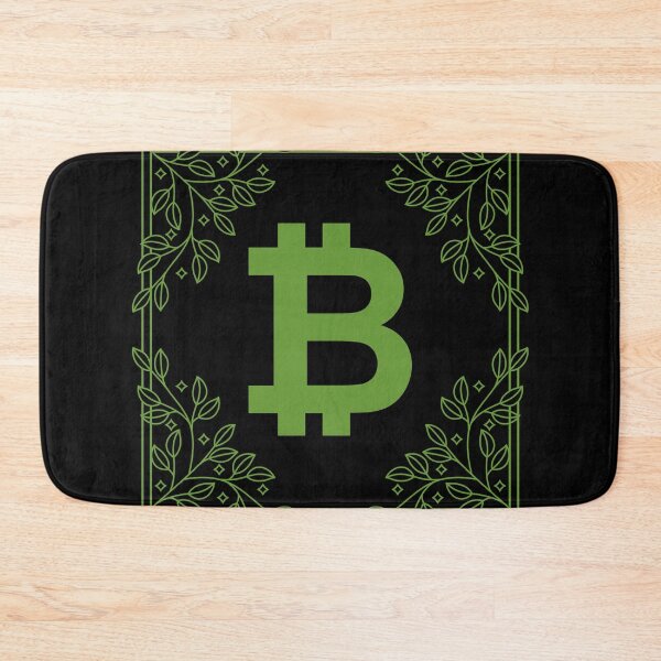 Item preview, Bitcoin Vintage Leaf Frame - Crypto Logo designed and sold by GetCryptoSwag.
