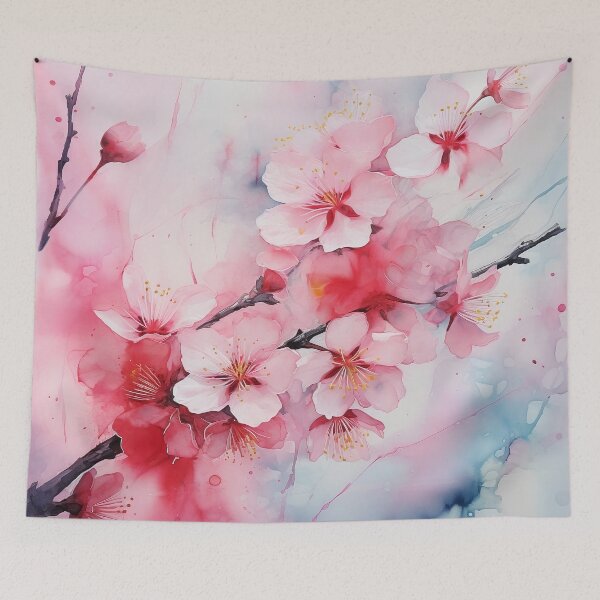 Item preview, Sakura Reverie: Abstract Watercolor Art for Floral Enthusiasts designed and sold by aricutcia.