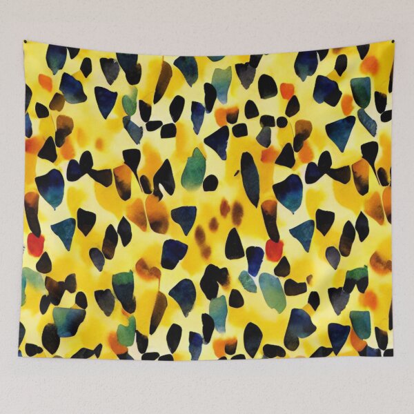 Item preview, Funky Yellow Multicoloured Pattern designed and sold by AuraDesigner.