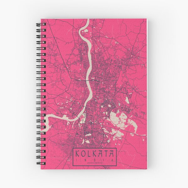 Item preview, Kolkata City Map of India  - Blossom designed and sold by deMAP.