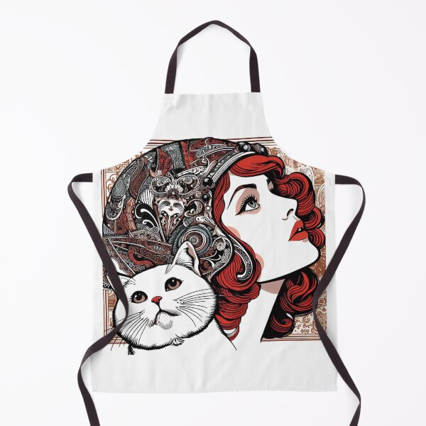 Item preview, Niña y gato blanco n.7 designed and sold by Carnisch.